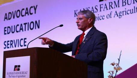 Farmers and ranchers elect president, complete business at KFB's 104th annual meeting