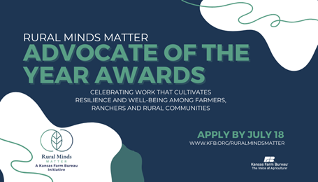 Kansas Farm Bureau continues to honor mental health advocates with Rural Minds Matter awards