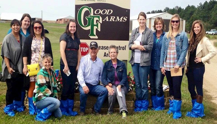 Seven bloggers attend @farmfoodtour