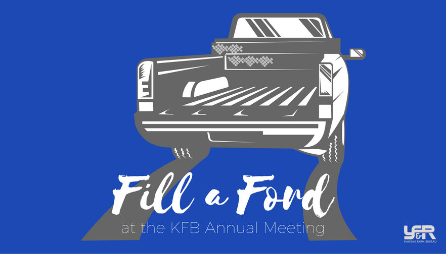 Help "Fill a Ford and Feed a Family" at the KFB Annual Meeting