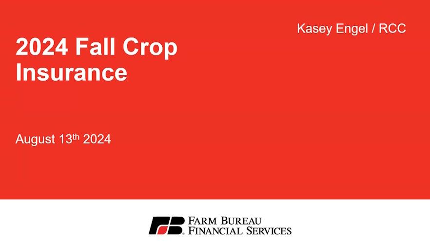 2024 Fall Crop Insurance Training